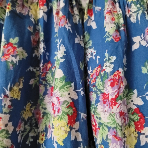 Vintage Summer Floral Embroidered Dress Size up to Medium - Picture 6 of 10